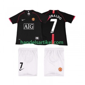 Manchester United Ronaldo 7 2007 2008 Retro Kinder Auswärts Trikotsatz Kurzarm
